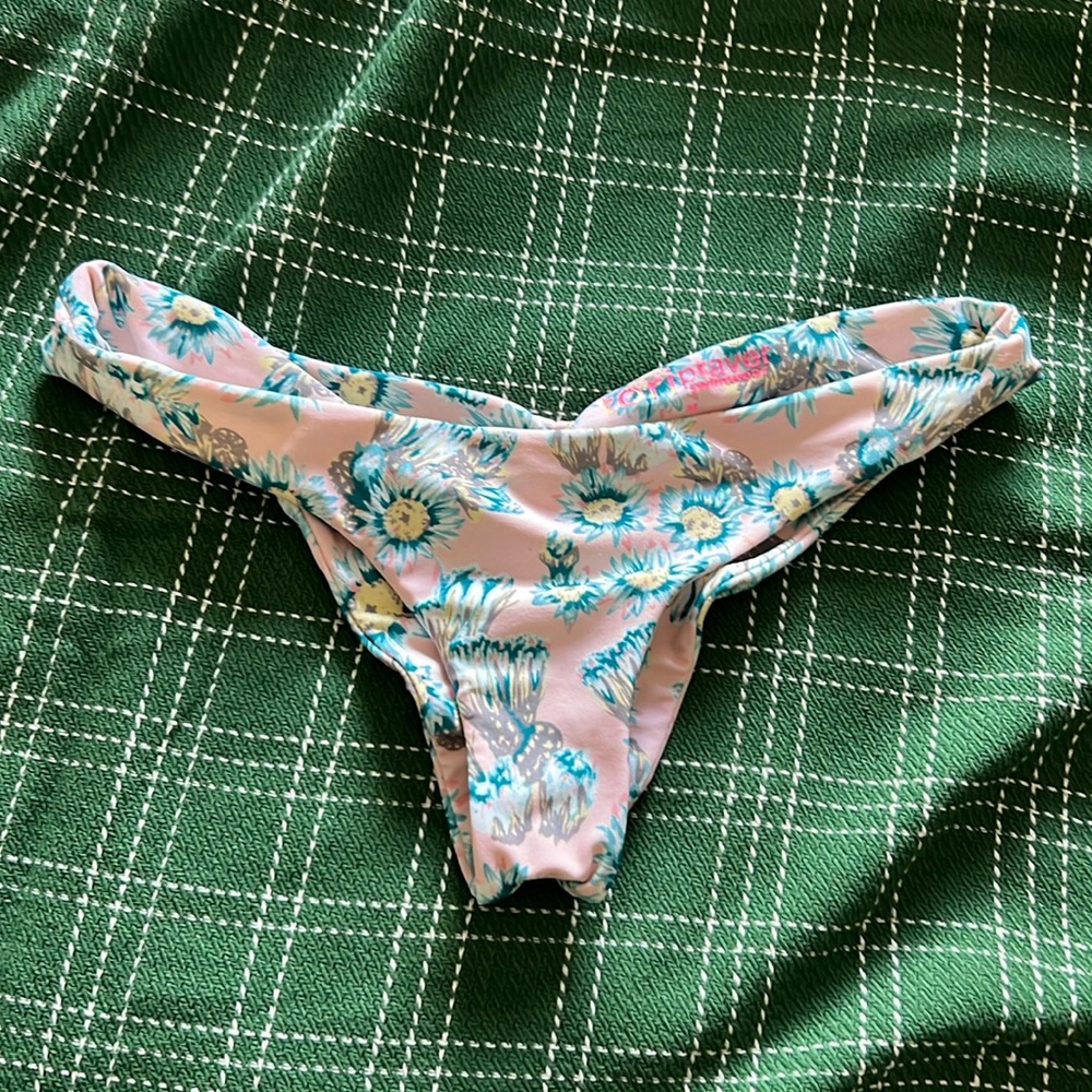 Tori Praver Bikini Bottom Floral Seamless